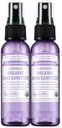 Bronner博士的——有机手卫生喷洒剂(Lavender, 2 Ounce, 2-Pack)——简单有效的公式,清洁剂和卫生剂,没有哈什化学品,摩擦剂和清洁剂手