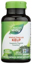Natural's Way Kelp, 支持甲状腺功能*, 600 mg / service, 非 GMO 项目验证, 180 capsules (Package May Vary)