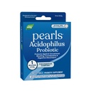 自然之路 Probiotic Pearls Acidophilus, 支持消化平衡和古特健康, 减少偶尔的便秘和布洛廷*, 1亿文化, 90软胶