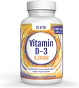 90 维生素D. D3 5000IU(125 MCG) 高概率免疫辅助营养补充剂。 健康肌肉恢复高级. 非 GMO 公式