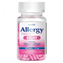 健康 A2Z®过敏救济 |二苯胺 HCL 25mg |抗海胺 |抗痒喉痛,喷嚏,Runny Nos| |室内和室外过敏救济 (200 caplets (pack of 1))