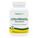NaturesPlus Ultra 产前多维生素 - 800 mcg Folate, 90 植物药片 - 产前补充铁,碘,钙和B-复合维生素 - 无胶 - 45 服务
