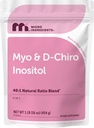 米奥-伊诺西托尔和D-Chiro 伊诺西托尔粉, 1lb(221 services) | 40:1 理想比率 伊诺西托尔女性补充 | 支持激素平衡与骨质健康 | 非GMO, Vegan, Filler-free