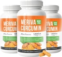 NERVE RENEW Meriva Curcumin 配黑辣椒和生物丙烯-抗氧化剂胸神经辅助剂-3 Pack