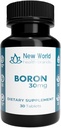 Boron 30mg 矿物补充剂 - 软垫甲状腺素支持快速吸收公式(30)