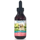 Maxwell Pet by Dr. Garber's - Calm & Happy QQ Safety, All Natural, Gemmothery Madification for Canine use – 压力和焦虑救济您的狗; 提供舒缓,镇静效果QQ 3 fl oz