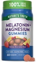 Nature's Truth Melatonin with Magnesium Gummys QQ 60 Counter Berry Lemon Flavor QQ Vegan, Non-GMO & Gluten Free Supplement 互联网档案馆的存檔,存档日期2013-12-21.
