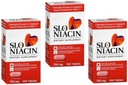 SLO-NIACIN 膳食补充剂 每日750毫克Niacin 维生素B 来自尼古丁酸 高吸附100片每瓶3