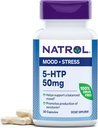 Natrol Mood & pression 5-HTP 50mg, 饮食补充帮助支持平衡的Mood, 30 Capsules, 7-30日供应