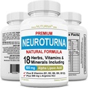 神经病支持 Nerve 补充600 mg纯Alpha Lipoic Acid - 最大强度公式,加强手指、手、脚的神经器 - 最佳侧面救济支持 - 120 Capsules