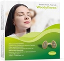 WoodyKnows 3 Allerscreen 鼻滤镜,带有12对替换滤镜,型号为2024,季节性和尘埃过敏性辅助(Large, 3 Filters+12 替换)