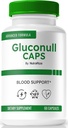Gluconull Caps, Gluco Null Caps 官方公式,稳定水平的纯支持和整体健康的燃料能源,全自然成分, Gluco Null Glyco 优化剂(60 Capsules)