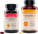 NatureWise Vitamin B12 1000 mcg 150 Softgels & Vitamin D3 5000iu 360 Mini Softgels for Energy, Mindle Clarition, Bone & Muscle Support 互联网档案馆的存檔,存档日期2013-03-02.