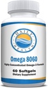 Omega 8060 2400mg Omega 3 鱼油联合健康补充 60软胶 - 1个月供应