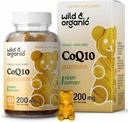 野生和有机CoQ10 胶体 - Vegan CoQ10 200mg 抗氧化剂补充剂 Ubiquinone - 天然能源和聚焦胶体 配合Coenzyme Q10-60 非GMO Pectin Chewables