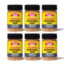 Bragg 营养 Yeast Smokey BBQ Seasoning - (6 Pack) 3 oz - 奶油-免费帕梅桑奶酪代用品 - 适合萨拉德,帕斯塔斯,爆米花和更多