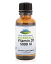 纯山植物 液体维生素 D 滴液 - 未经味味的Kosher D3 液体滴液在MCT Oil中 - 5000IU / service - 1oz瓶液