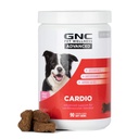 GNC 宠物高级犬类补充,心血管支持和心肺健康 狗肉 软宠物补充,美国制造,心肌维生素和易用 胆小狗基本原理,90 Counter