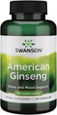 Swanson Premium Brand American Ginseng 550 米格拉姆100卡普尔