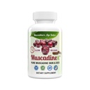 美国的Muscadine Quercetin、Ellagic Acid、Resveratrol、Myricetin、Kaempferol和BioPerine - 超生物利用时间释放卡普尔 - Vegan - 非转基因 - Gluten Free - 在美国制造