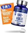 NAD+ Supplement 1000mg & Niacin(维生素B3) 500mg, Nad Plus 男女助推补编,Nicotinamide Riboside (NR) 支持抗衰老,能源,脑,肌肉,非GMO,Gluten-Free,74