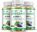 《Oregano自然石油与黑种子油》,《Oregano免疫健康补编》第1卷第2页,《保留高度集中的卡瓦罗尔和Thymoquinone》,《非GMO》,《3包》