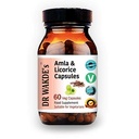 WAKDE的Amla & Licorice Capsules (60 Veg Caps,用于酸消化,Ayurvedic Supplement, Vegan, Herbal, All Natural, 联合王国制造)