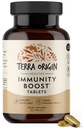 TERRA 原产豁免支助补编 维生素C、D3、锌、硒、Turmeric、Echinacea、Ginger和Andrographis 和 BioPerine + Daily Imune Boster和抗氧化剂混合剂 + 30 片